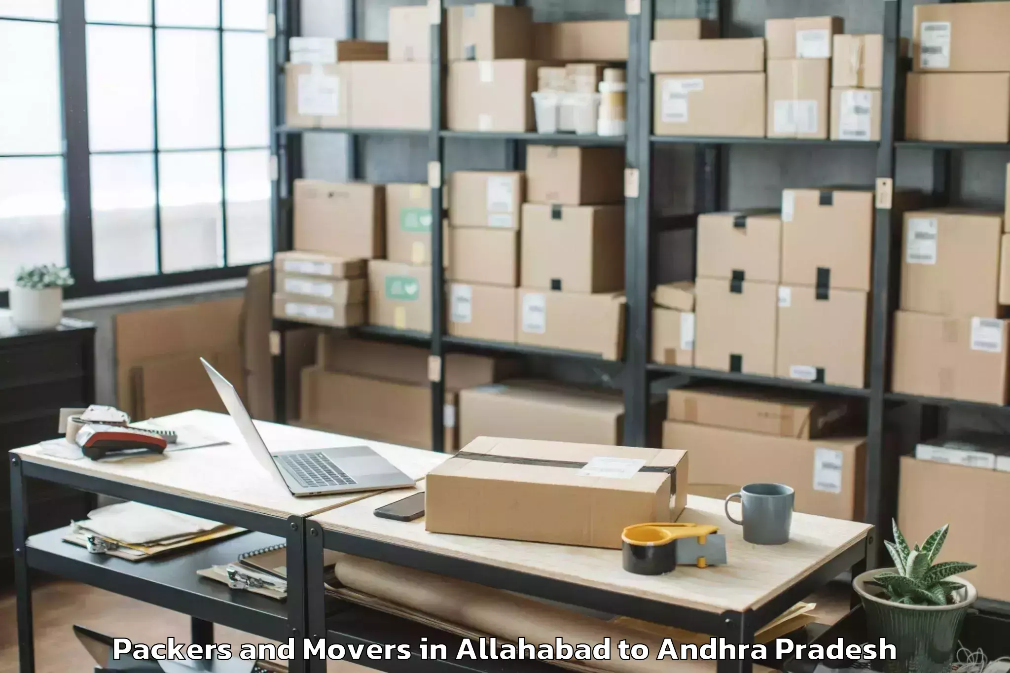 Quality Allahabad to Jeelugumilli Packers And Movers